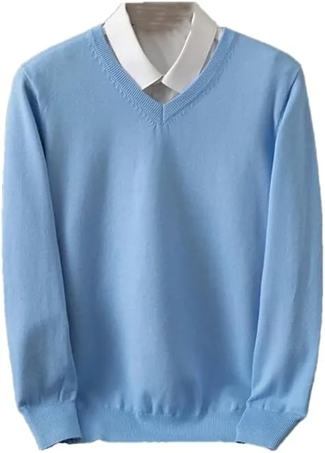 Мужской кашемировый свитер с V-образным вырезом
Мужской кашемировый свитер с V-образным вырезом