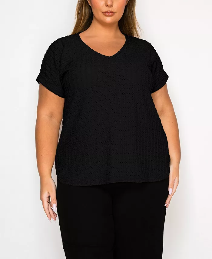 Топ с V-образным вырезом и рукавами-капельками из джерси с люверсами (размеры plus size) COIN 1804, черный
Топ с V-образным вырезом и рукавами-капельками из джерси с люверсами (размеры plus size) COIN 1804, черный