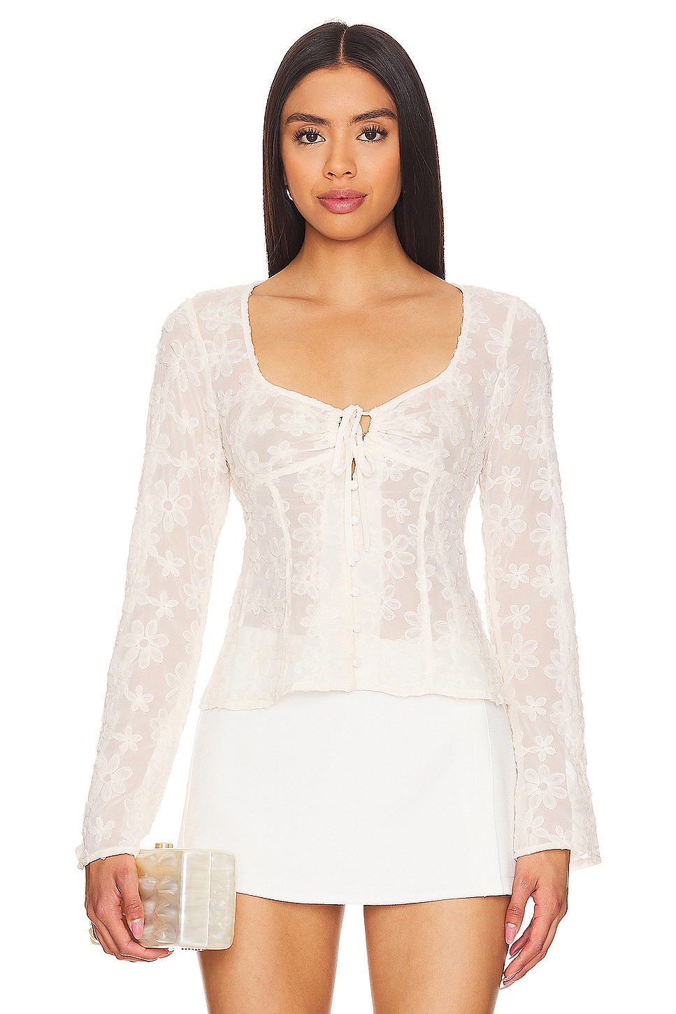 Сассари топ Astr The Label, бежевый
Сассари топ Astr The Label, бежевый