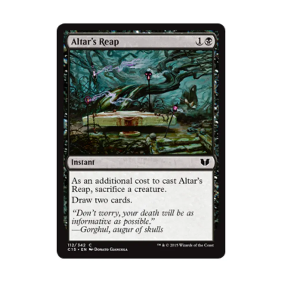 CCG Жатва Алтаря (клавиша C), MTG - Commander 2015
CCG Жатва Алтаря (клавиша C), MTG - Commander 2015