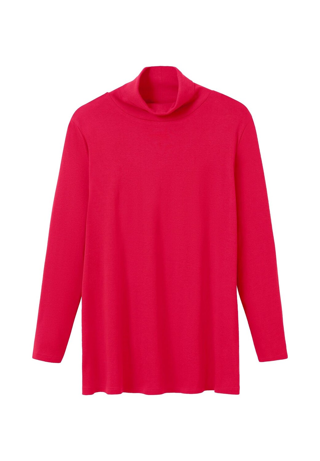 Рубашка с длинными рукавами и водолазкой, А-силуэт Sheego, пурпурный
Рубашка с длинными рукавами и водолазкой, А-силуэт Sheego, пурпурный