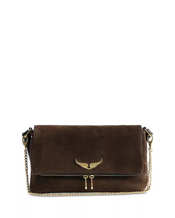 Сумка через плечо из замши Rocky II Zadig & Voltaire, коричневый
Сумка через плечо из замши Rocky II Zadig & Voltaire, коричневый