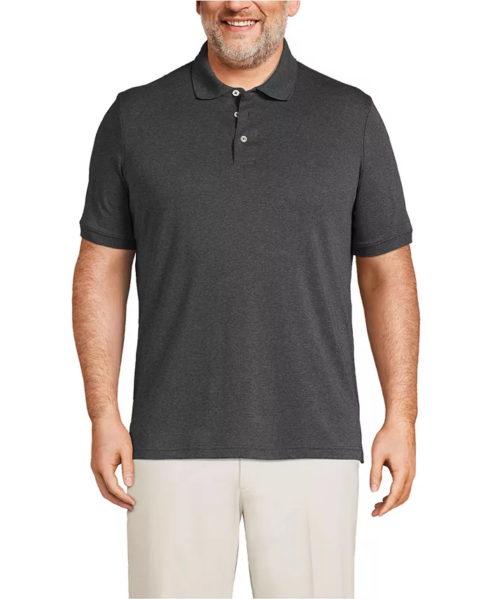 Большие и высокие школьные поло с коротким рукавом из хлопка Supima Lands' End, черный
Большие и высокие школьные поло с коротким рукавом из хлопка Supima Lands' End, черный