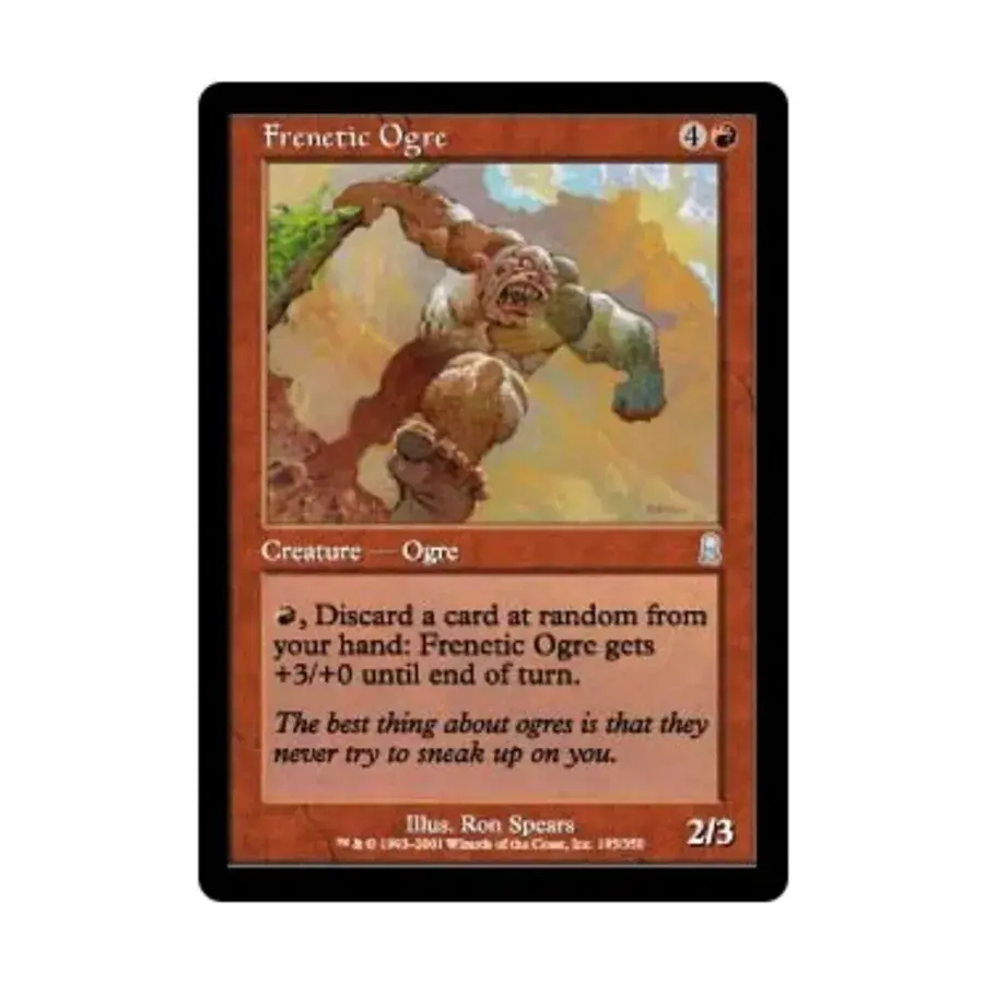 CCG Неистовый огр (U), MTG - Odyssey
CCG Неистовый огр (U), MTG - Odyssey