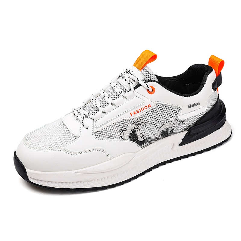 BAKE Скользоустойчивые, износостойкие, дышащие мужские скейтерские кроссовки лоу-топ бело-черные, цвет White Black
BAKE Скользоустойчивые, износостойкие, дышащие мужские скейтерские кроссовки лоу-топ бело-черные, цвет White Black