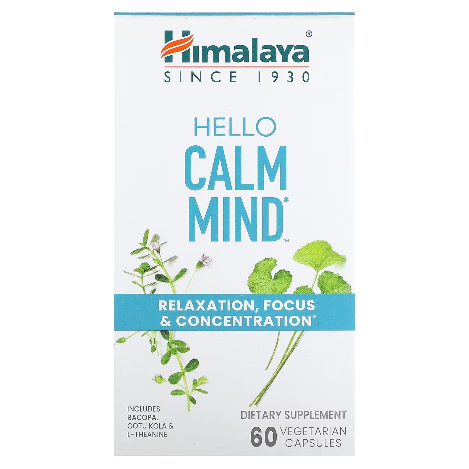Добавка Himalaya Hello Calm Mind, 60 капсул
Добавка Himalaya Hello Calm Mind, 60 капсул