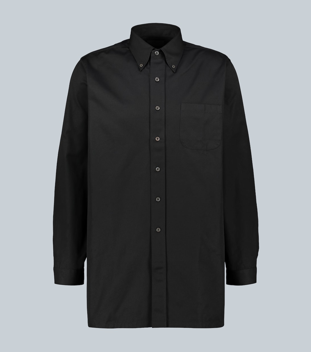 Рубашка из поплина Divisa Prada, черный 
Рубашка из поплина Divisa Prada, черный