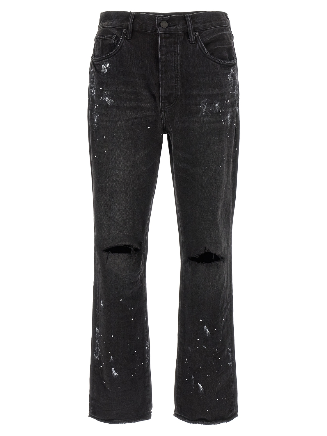 Джинсы 'P011 Knee Slit Paint' PURPLE, черный
Джинсы 'P011 Knee Slit Paint' PURPLE, черный