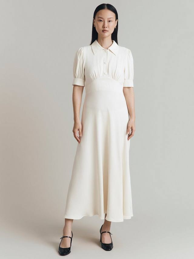 Платье миди с воротником wilma Ghost, слоновая кость
Платье миди с воротником wilma Ghost, слоновая кость