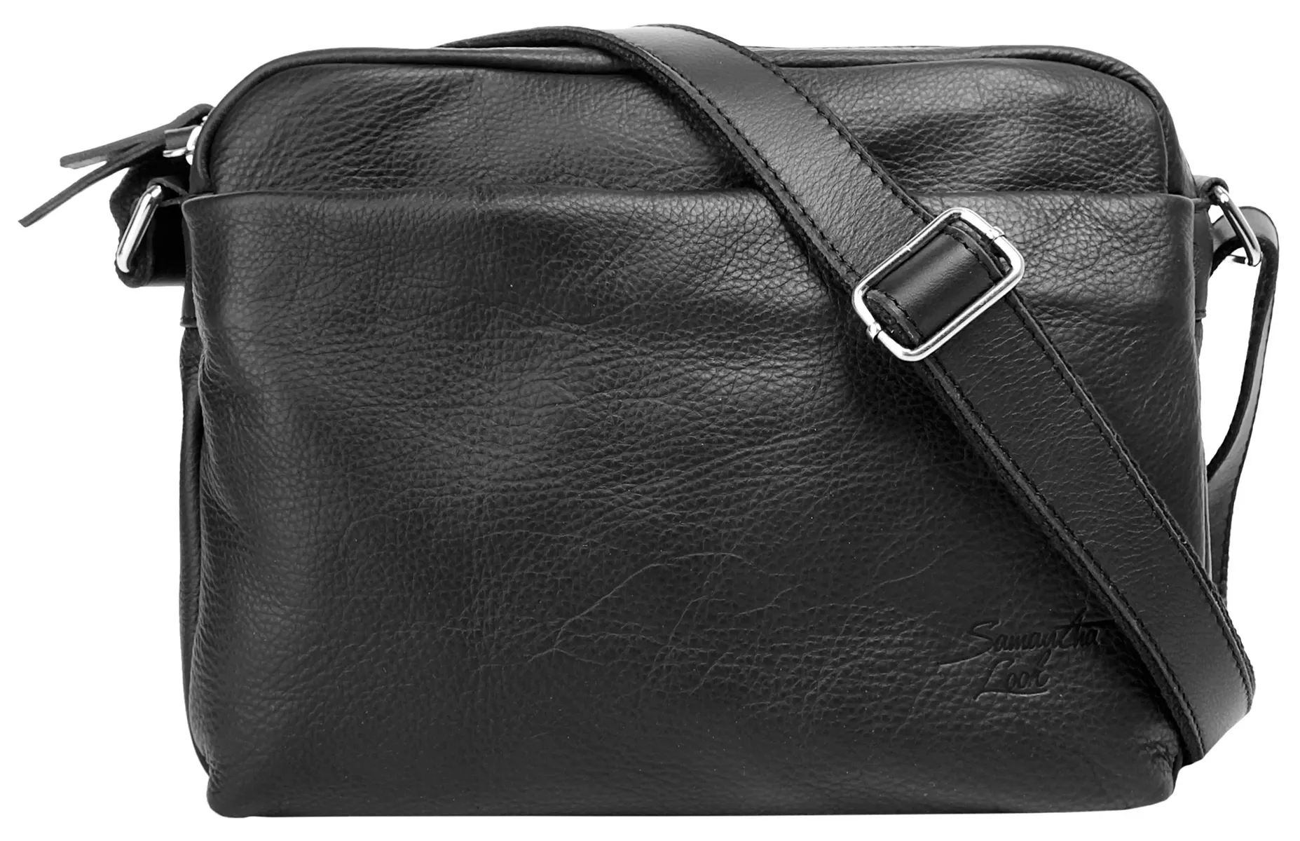 Сумка через плечо Samantha Look, натуральная кожа, производство Италия, черный
Сумка через плечо Samantha Look, натуральная кожа, производство Италия, черный