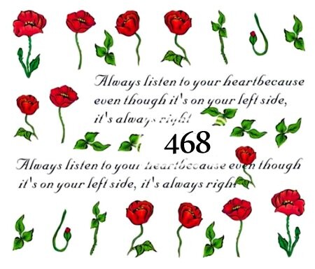 Водные наклейки для ногтей - №468, Raisin
Водные наклейки для ногтей - №468, Raisin