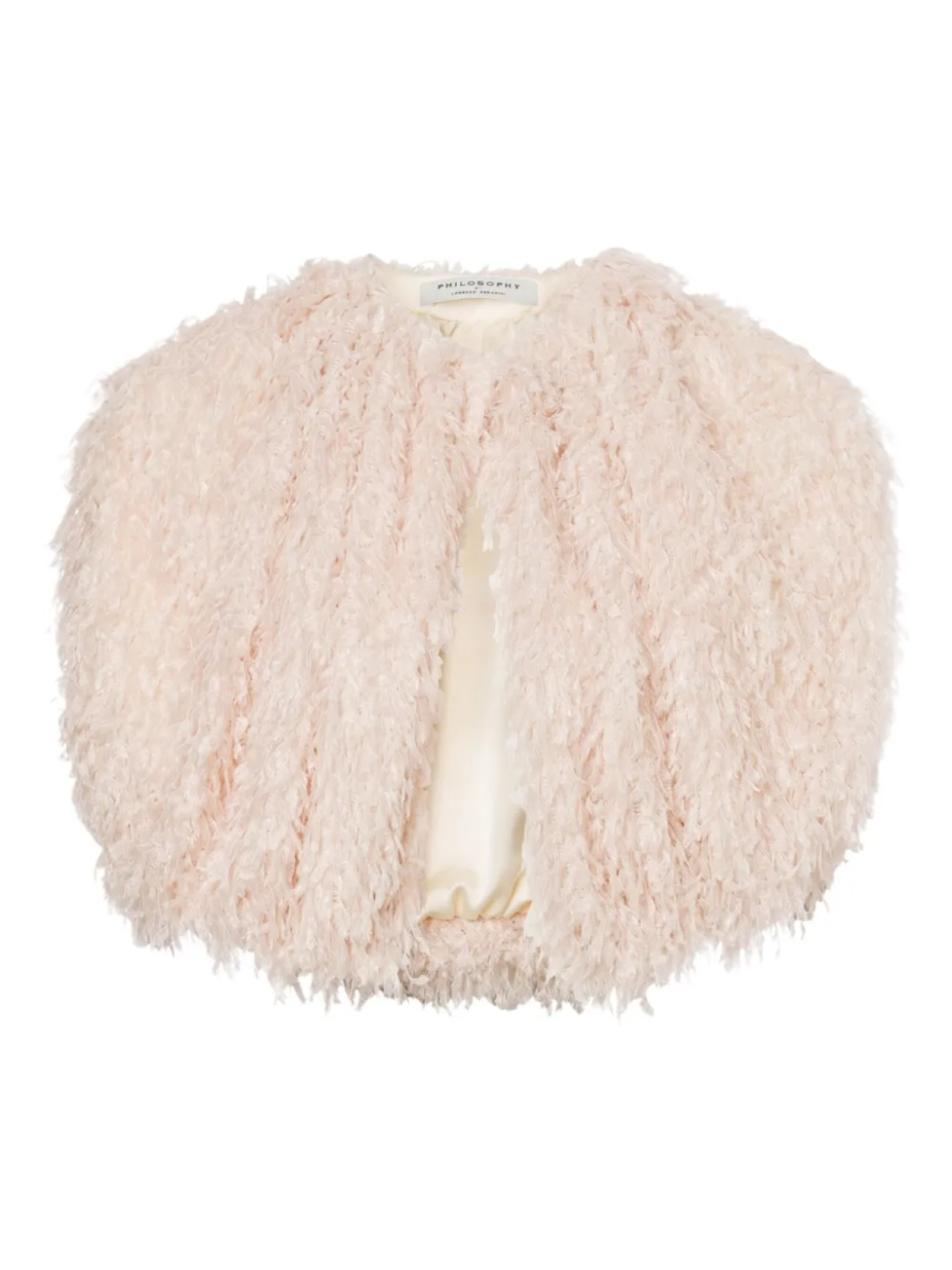Куртка с бахромой Philosophy Di Lorenzo Serafini, розовый 
Куртка с бахромой Philosophy Di Lorenzo Serafini, розовый