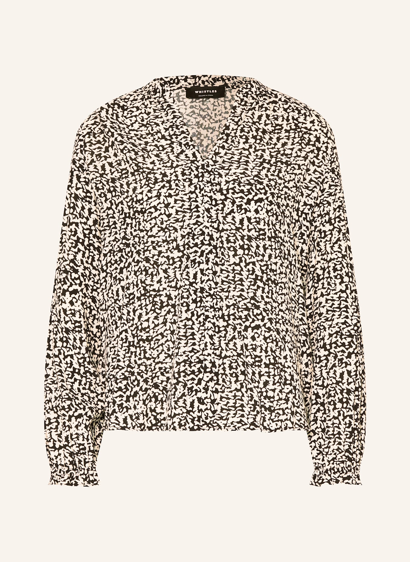 Блузка рубашка Whistles, черный 
Блузка рубашка Whistles, черный