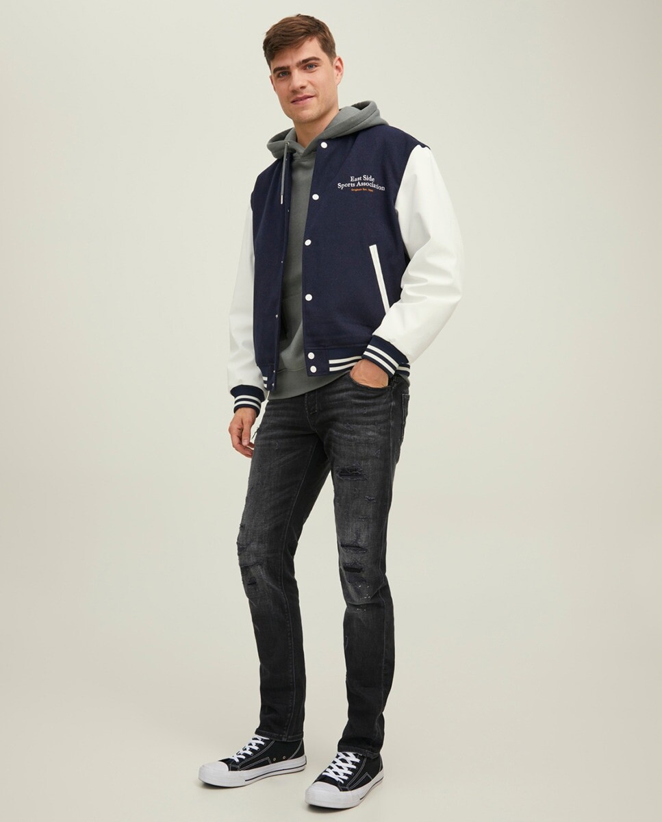 Мужские джинсы Glenn с узкими коленями и эффектом потертости Jack & Jones, черный
Мужские джинсы Glenn с узкими коленями и эффектом потертости Jack & Jones, черный