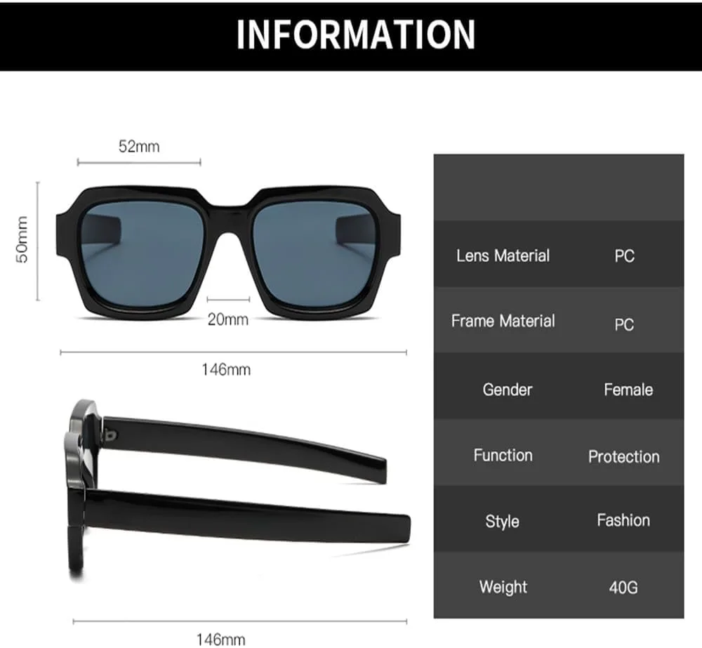 Новые классические ретро-очки 2027 года, ослепительно яркие модные аксессуары, солнцезащитные очки для уличной фотосессии, универсальные, женские MTZJH, One Color
Новые классические ретро-очки 2027 года, ослепительно яркие модные аксессуары, солнцезащитные очки для уличной фотосессии, универсальные, женские MTZJH, One Color