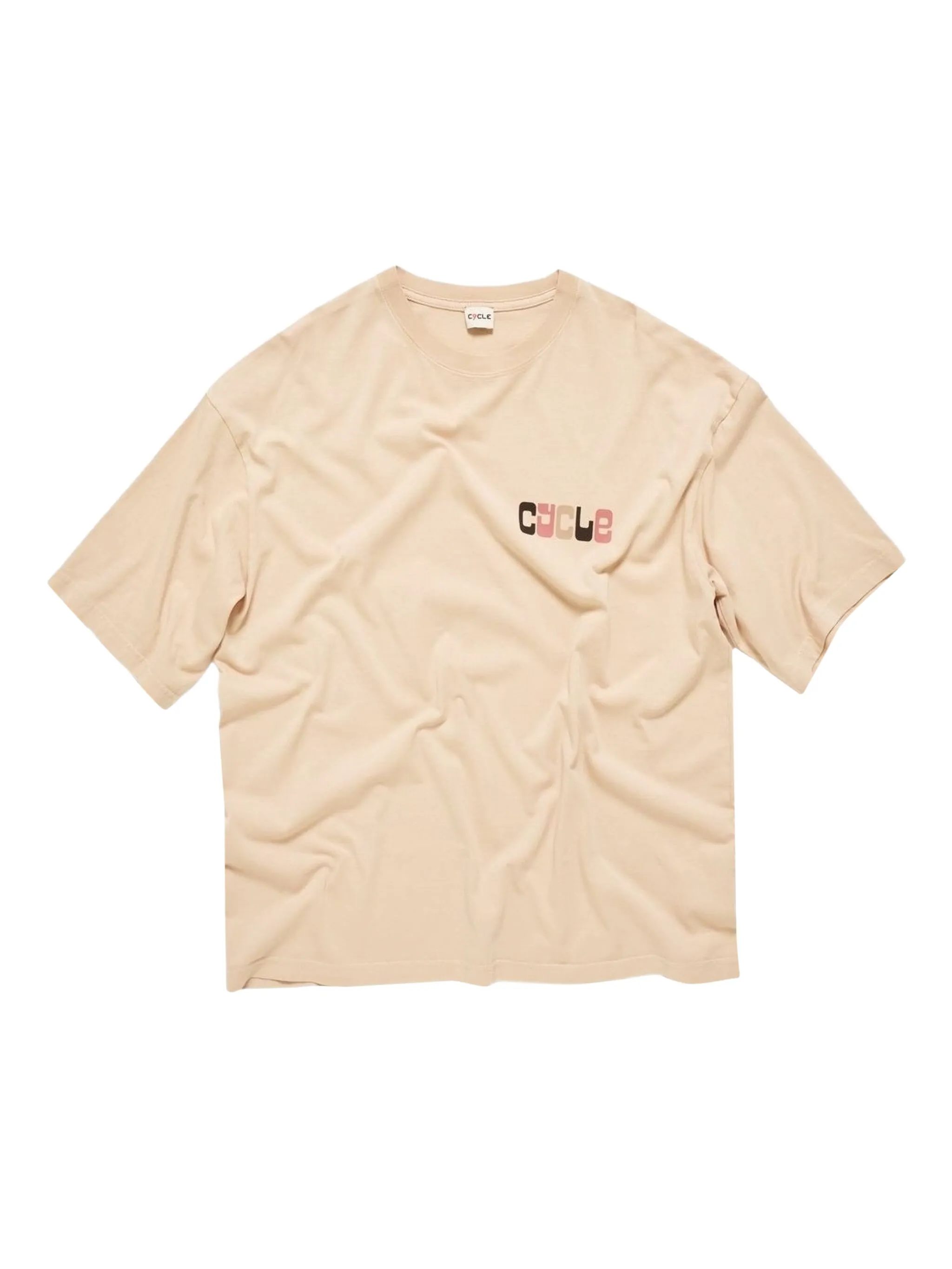 Футболка с логотипом Cycle, бежевый
Футболка с логотипом Cycle, бежевый