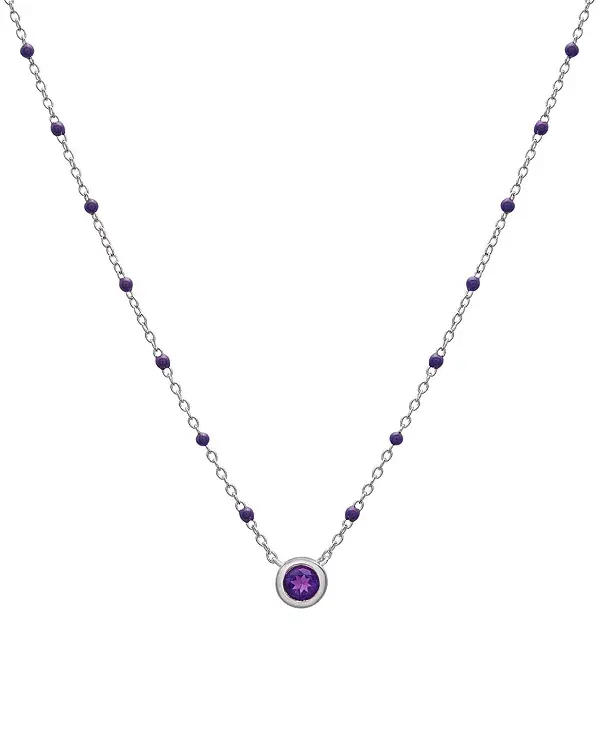 Ожерелье с драгоценными камнями, соответствующими знаку зодиака, из стерлингового серебра, 16 дюймов + удлинитель 2 дюйма Macy'S, amethyst
Ожерелье с драгоценными камнями, соответствующими знаку зодиака, из стерлингового серебра, 16 дюймов + удлинитель 2 дюйма Macy'S, amethyst