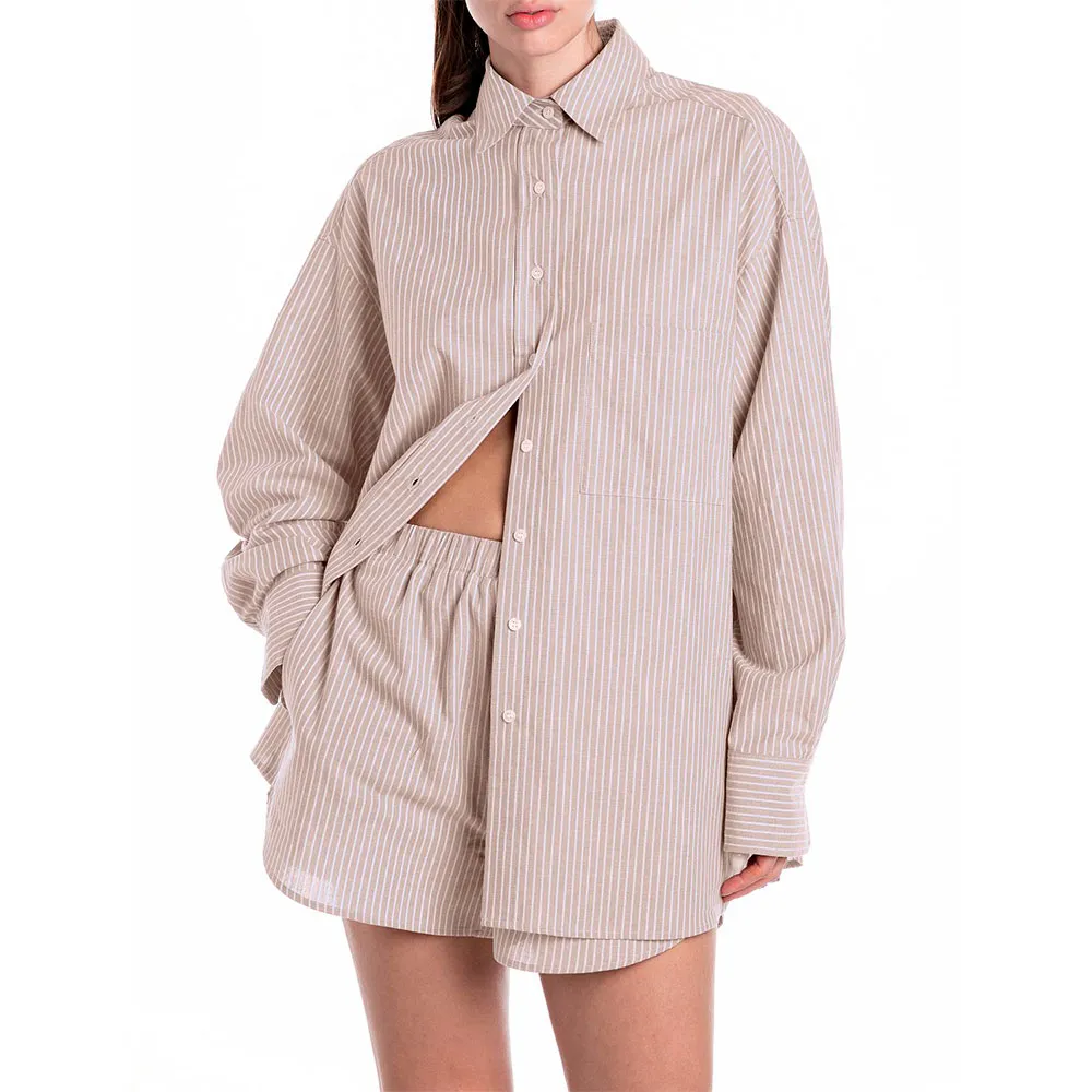 Рубашка с длинным рукавом Replay W2170.000.52758, бежевый
Рубашка с длинным рукавом Replay W2170.000.52758, бежевый