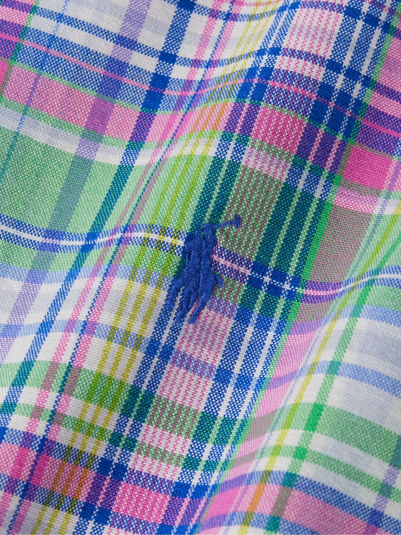 Рубашка из хлопка Оксфорд с застежкой на пуговицы, вышитым логотипом в клетку POLO RALPH LAUREN, синий
Рубашка из хлопка Оксфорд с застежкой на пуговицы, вышитым логотипом в клетку POLO RALPH LAUREN, синий