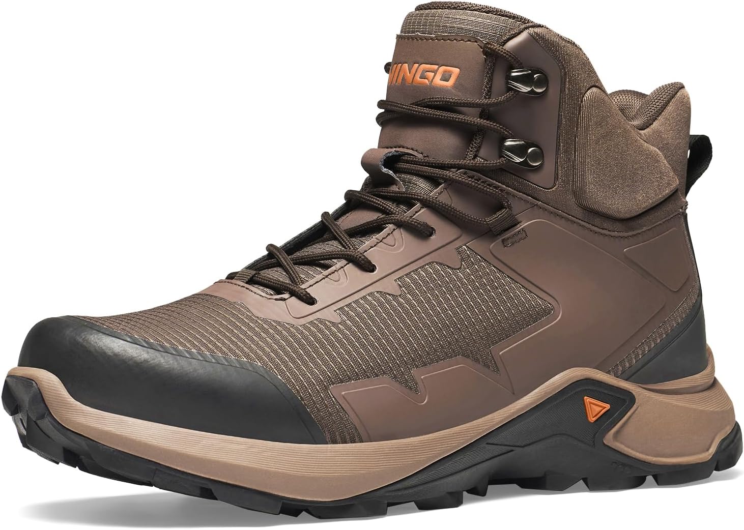 Мужские походные ботинки NINGO, водонепроницаемые вседорожные походные ботинки, дышащие легкие ботинки на щиколотку для треккинга, походов с рюкзаком, пеших прогулок и альпинизма, коричневый
Мужские походные ботинки NINGO, водонепроницаемые вседорожные походные ботинки, дышащие легкие ботинки на щиколотку для треккинга, походов с рюкзаком, пеших прогулок и альпинизма, коричневый