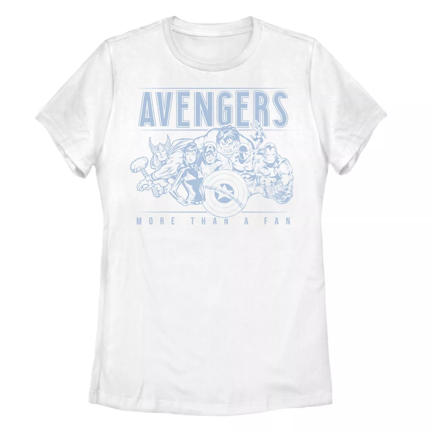 Футболка с винтажным контуром для юниоров Marvel Avengers "More Than A Fan" Marvel 
Футболка с винтажным контуром для юниоров Marvel Avengers "More Than A Fan" Marvel