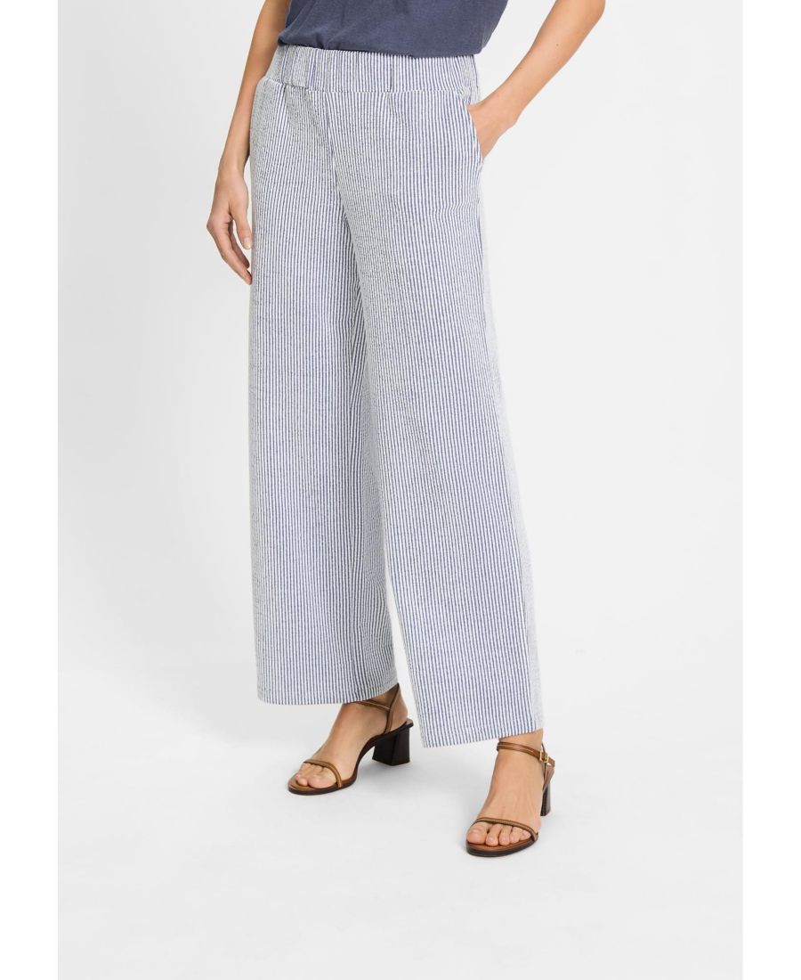 Женские брюки Anna Fit с широкими штанинами из жатой ткани Olsen, Indigo denim
Женские брюки Anna Fit с широкими штанинами из жатой ткани Olsen, Indigo denim