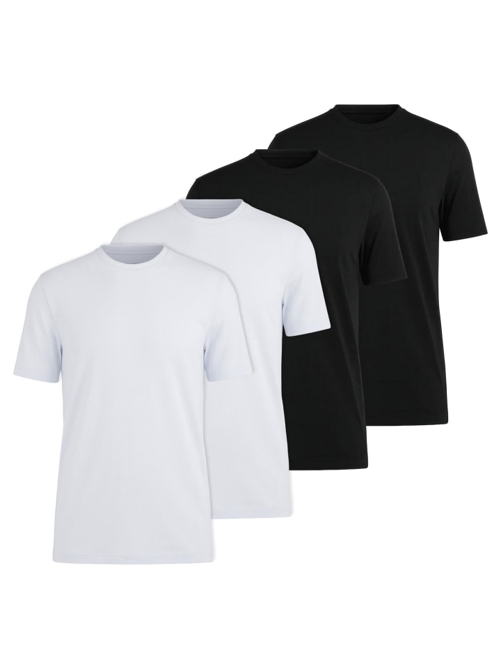 OLYMP Комплект из 4 футболок белого и черного цвета, Черный, OLYMP Комплект из 4 футболок белого и черного цвета
OLYMP Комплект из 4 футболок белого и черного цвета, Черный, OLYMP Комплект из 4 футболок белого и черного цвета