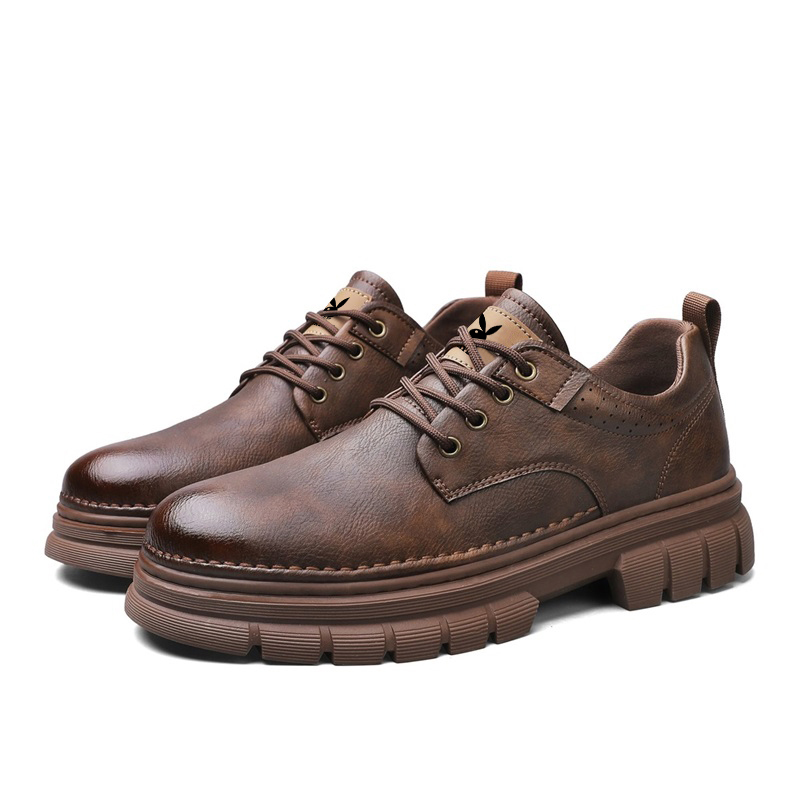 Деловые кожаные туфли, рабочие ботинки, мужские Playboy, Flower Brown
Деловые кожаные туфли, рабочие ботинки, мужские Playboy, Flower Brown