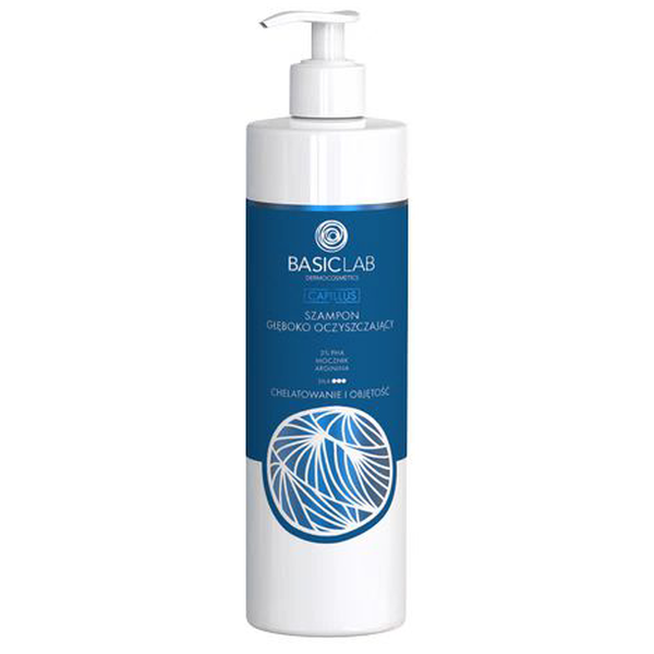Шампунь для глубокого очищения волос, 300 мл Basiclab Capillus
Шампунь для глубокого очищения волос, 300 мл Basiclab Capillus