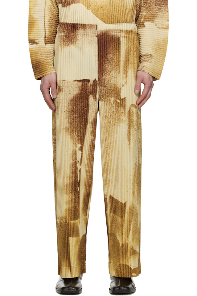 Брюки Wind Walk Homme Plissé Issey Miyake, коричневый
Брюки Wind Walk Homme Plissé Issey Miyake, коричневый