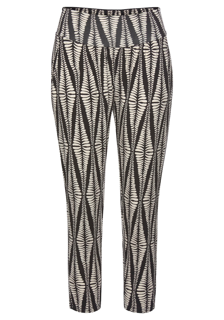 Обычные брюки LASCANA Grafik, черный
Обычные брюки LASCANA Grafik, черный