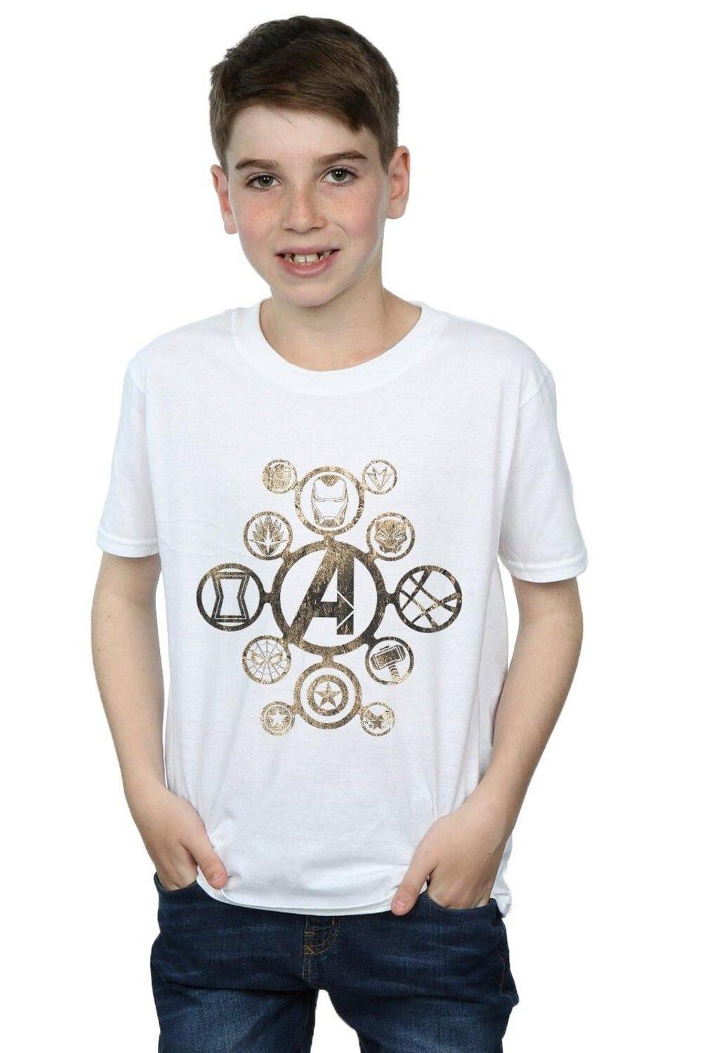 Футболка с значками «Мстители: Война бесконечности» Marvel, белый
Футболка с значками «Мстители: Война бесконечности» Marvel, белый