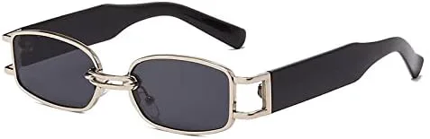 Маленькие прямоугольные солнцезащитные очки для женщин в винтажном панк-стиле, мужские солнцезащитные очки с защитой от УФ-излучения UV400, прозрачные очки MTZJH, 6
Маленькие прямоугольные солнцезащитные очки для женщин в винтажном панк-стиле, мужские солнцезащитные очки с защитой от УФ-излучения UV400, прозрачные очки MTZJH, 6