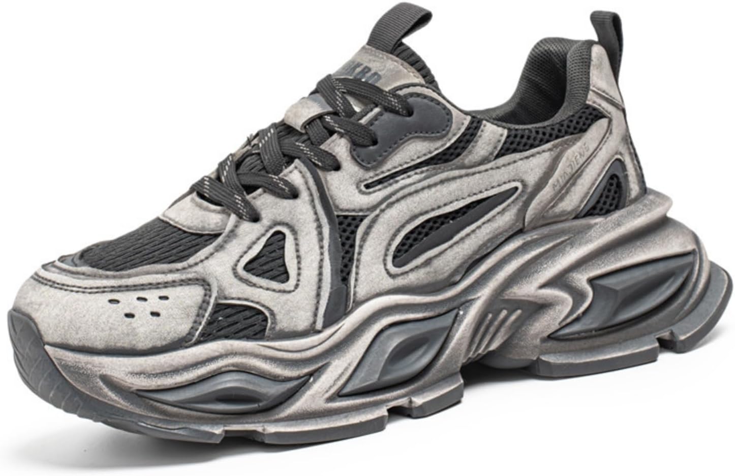 Мужские кроссовки Netehadi с дышащей сеткой, массивной подошвой, шнуровкой, повседневные на платформе, противоскользящие, с круглым носком, для ходьбы и тенниса, кроссовки в стиле папа, серый
Мужские кроссовки Netehadi с дышащей сеткой, массивной подошвой, шнуровкой, повседневные на платформе, противоскользящие, с круглым носком, для ходьбы и тенниса, кроссовки в стиле папа, серый
