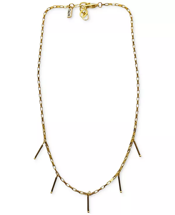 Золотистое ожерелье с подвеской-планкой, 16 дюймов + удлинитель 1 дюйм Minu Jewels, gold
Золотистое ожерелье с подвеской-планкой, 16 дюймов + удлинитель 1 дюйм Minu Jewels, gold