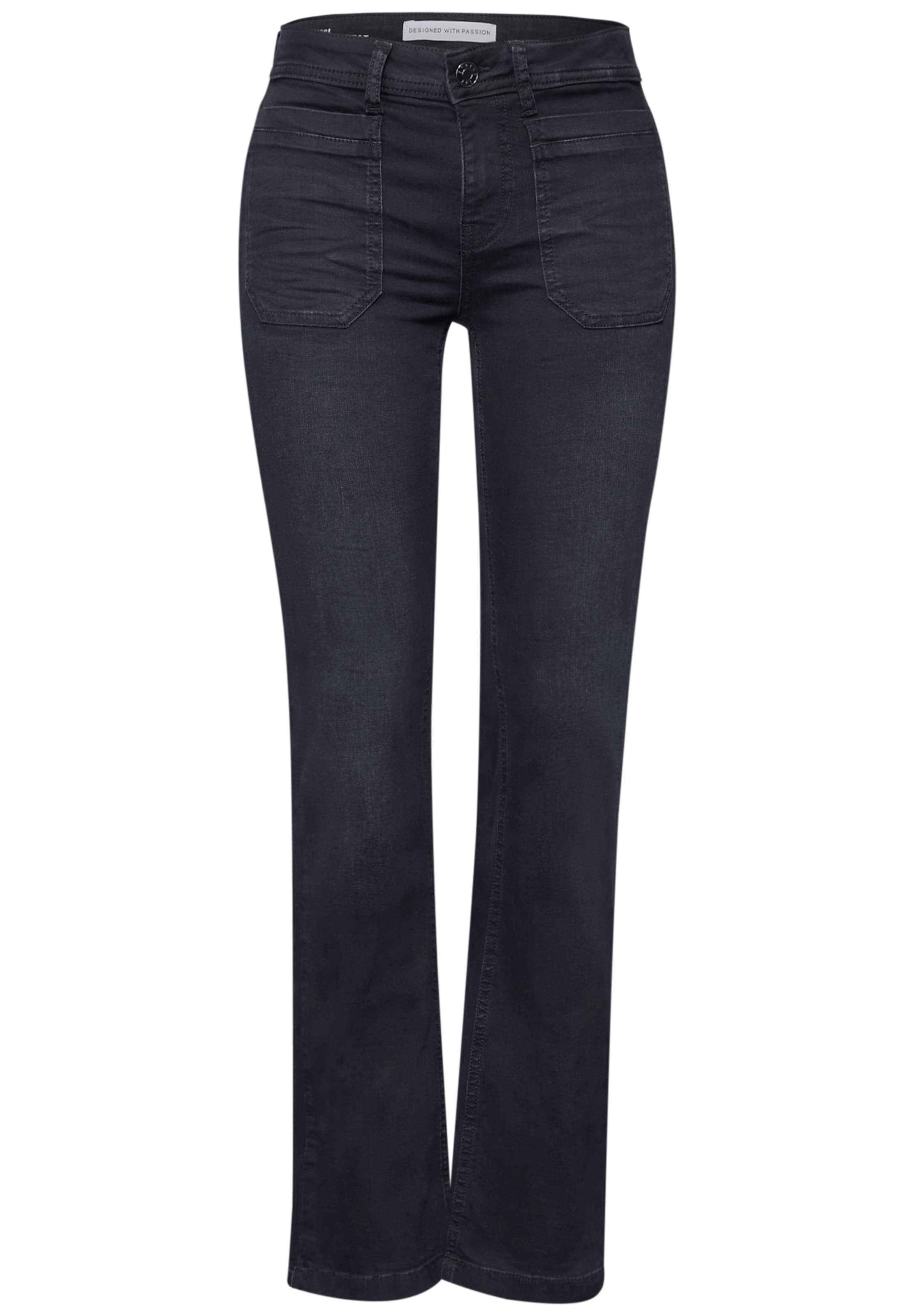STREET ONE Джинсы Slim fit в черном цвете
STREET ONE Джинсы Slim fit в черном цвете