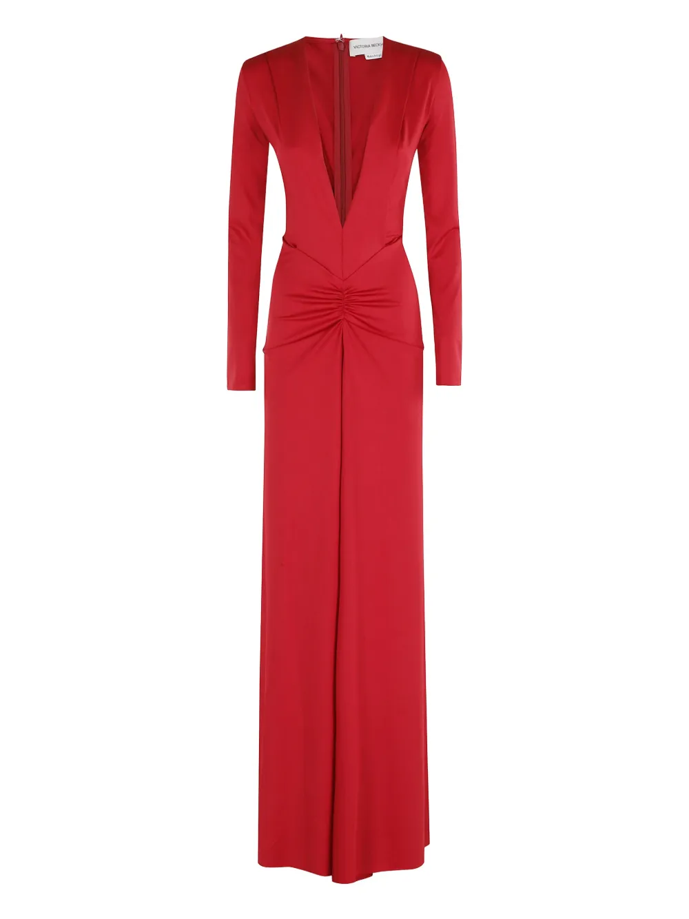 Платье с V-образным вырезом Victoria Victoria Beckham, красный
Платье с V-образным вырезом Victoria Victoria Beckham, красный