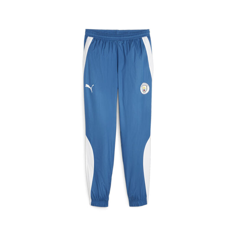 Предматчевые тканые брюки Manchester City FC мужские PUMA Lake Blue White
Предматчевые тканые брюки Manchester City FC мужские PUMA Lake Blue White