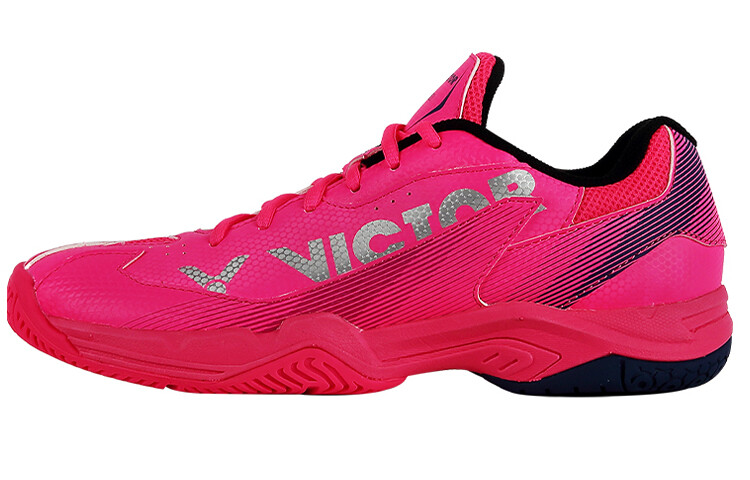 Бадминтонные туфли унисекс с низким верхом розового цвета Victor
Бадминтонные туфли унисекс с низким верхом розового цвета Victor
