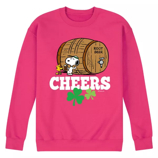 Мужская флисовая толстовка Peanuts Cheers Root Beer Licensed Character, пурпурный
Мужская флисовая толстовка Peanuts Cheers Root Beer Licensed Character, пурпурный