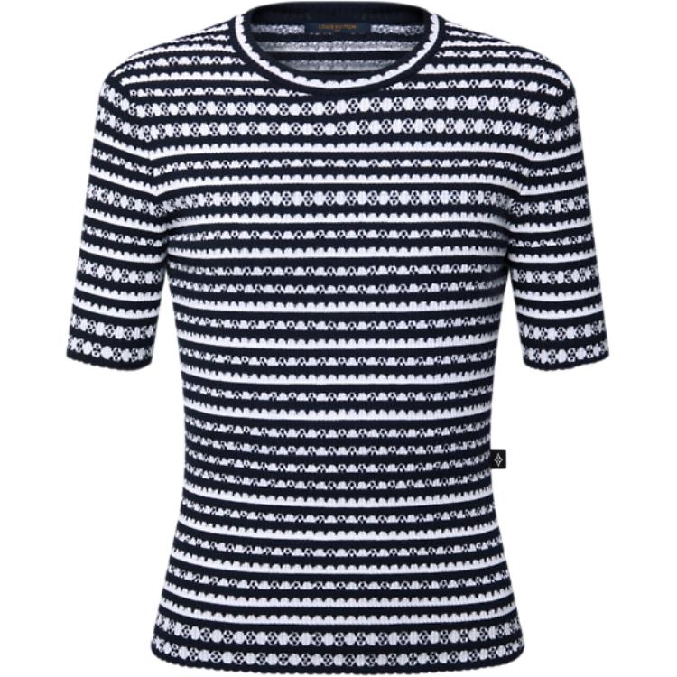 Топ с вязаным узором в виде гребешков LOUIS VUITTON, черный
Топ с вязаным узором в виде гребешков LOUIS VUITTON, черный