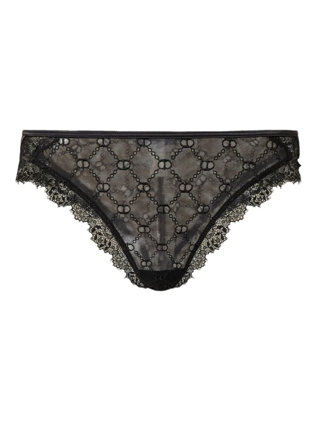 Бразильские трусики с кружевной отделкой TWINSET, черный
Бразильские трусики с кружевной отделкой TWINSET, черный
