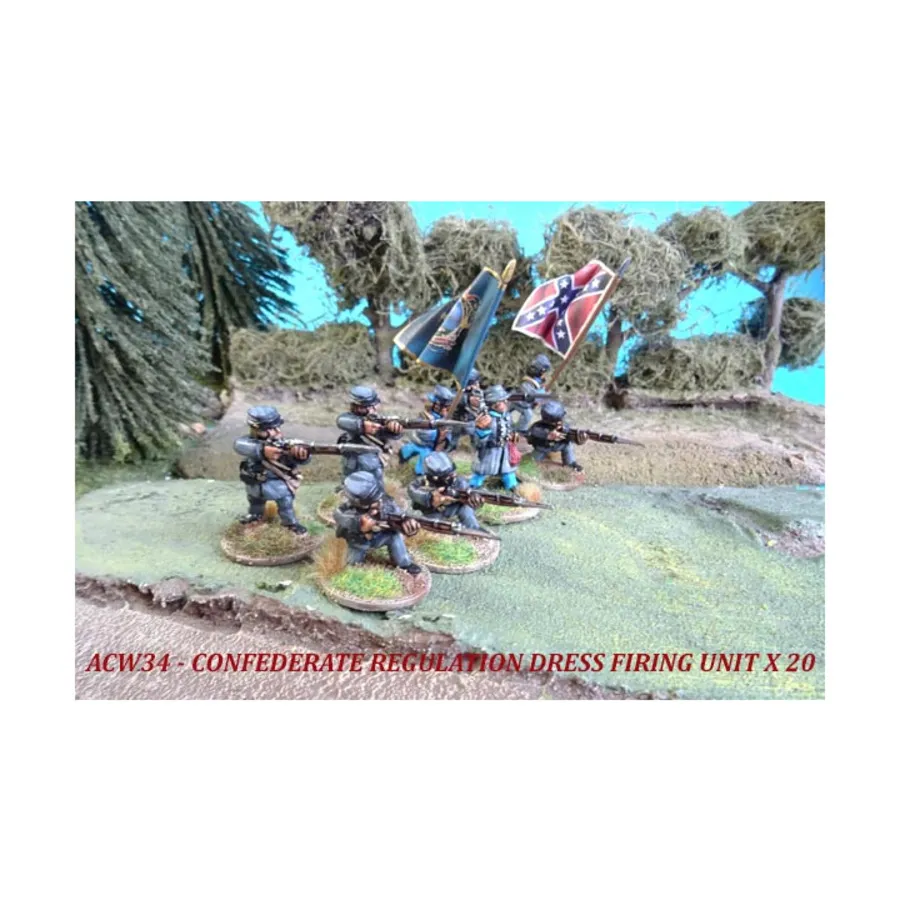 Регулирование нарядной огневой установки, American Civil War - Confederate Army (28mm) 
Регулирование нарядной огневой установки, American Civil War - Confederate Army (28mm)