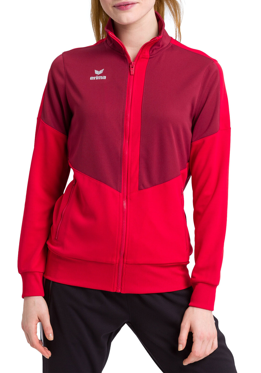 Спортивная куртка erima Squad Worker Jacke, цвет bordeaux/rot 
Спортивная куртка erima Squad Worker Jacke, цвет bordeaux/rot