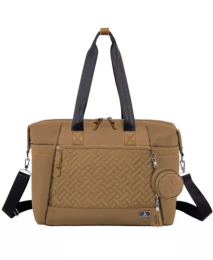 Большая сумка-тоут для подгузников с контейнером для пустышки и пеленальным ковриком, дорожная сумка-тоут для мам и пап Dikaslon, загар/бежевый
Большая сумка-тоут для подгузников с контейнером для пустышки и пеленальным ковриком, дорожная сумка-тоут для мам и пап Dikaslon, загар/бежевый