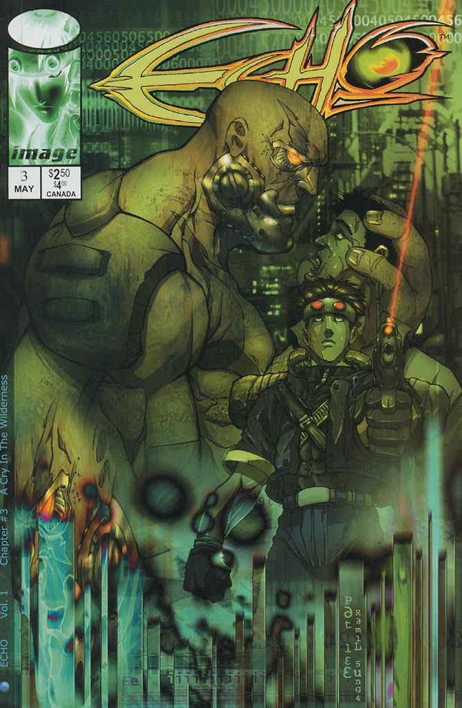 Echo #3: A Cry in the Wilderness (Variant Cover) May 2000 (Image Comics)
Echo #3: A Cry in the Wilderness (Variant Cover) May 2000 (Image Comics)