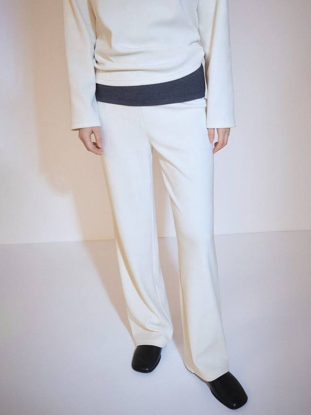 Вельветовые брюки panita Mango, кремовый 
Вельветовые брюки panita Mango, кремовый