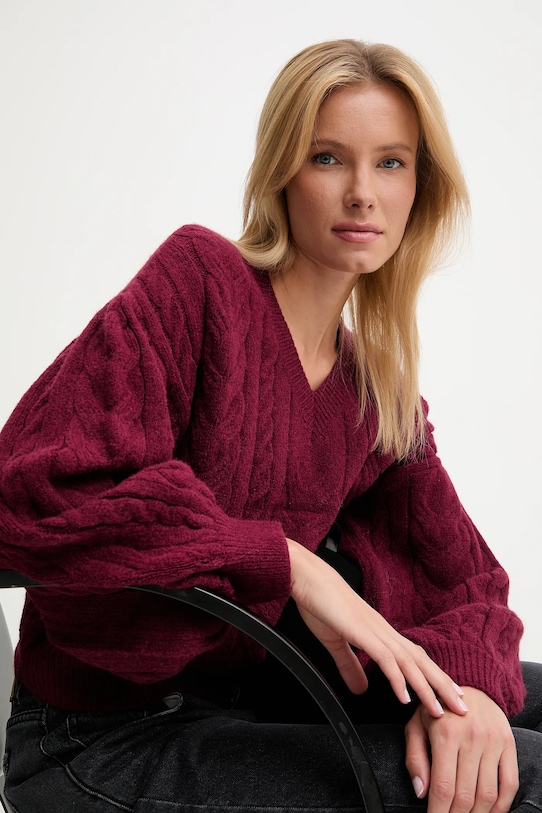 Шерстяной свитер Answear.Lab, бордовый
Шерстяной свитер Answear.Lab, бордовый