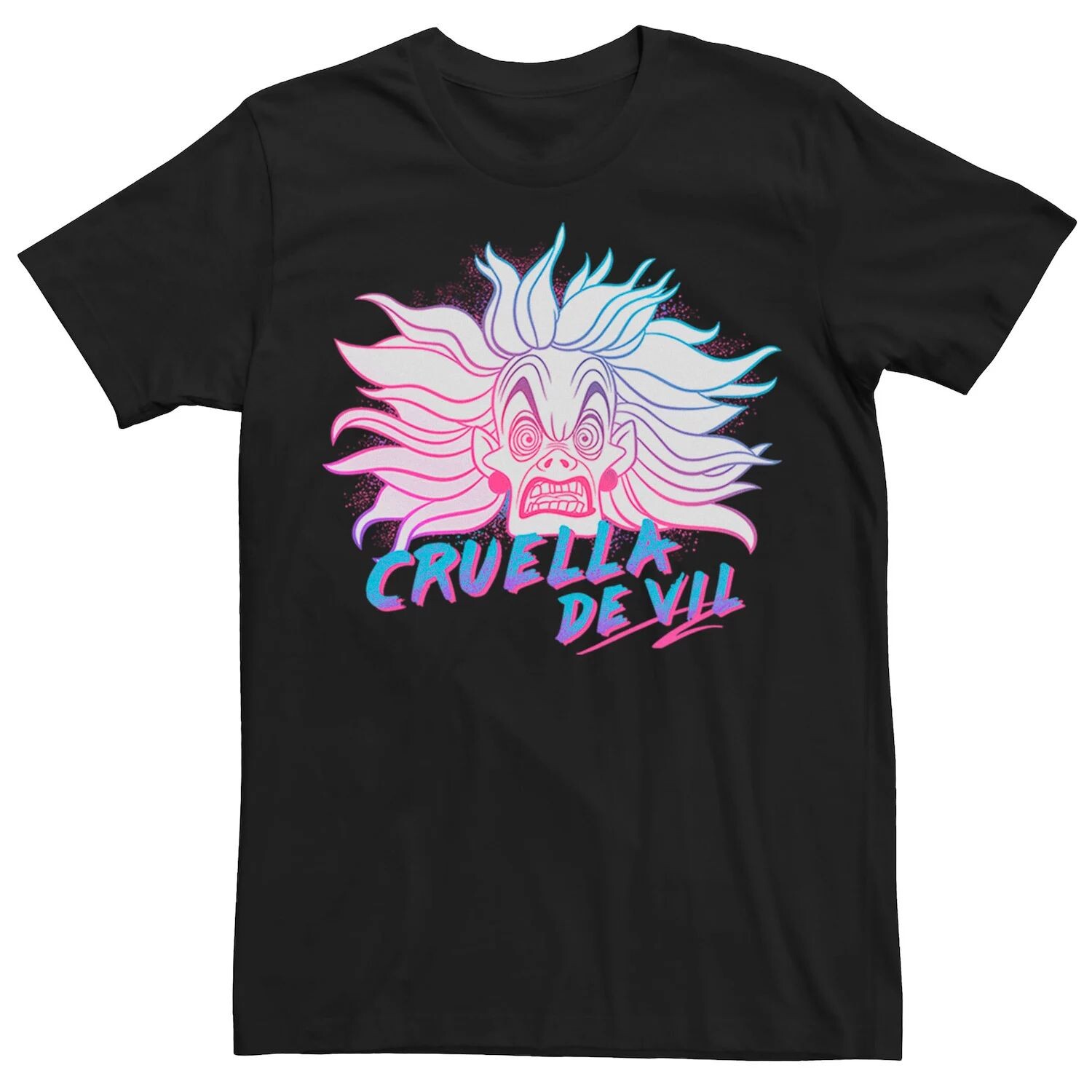 Мужская футболка Disney Dalmatians Cruella с париком Licensed Character
Мужская футболка Disney Dalmatians Cruella с париком Licensed Character