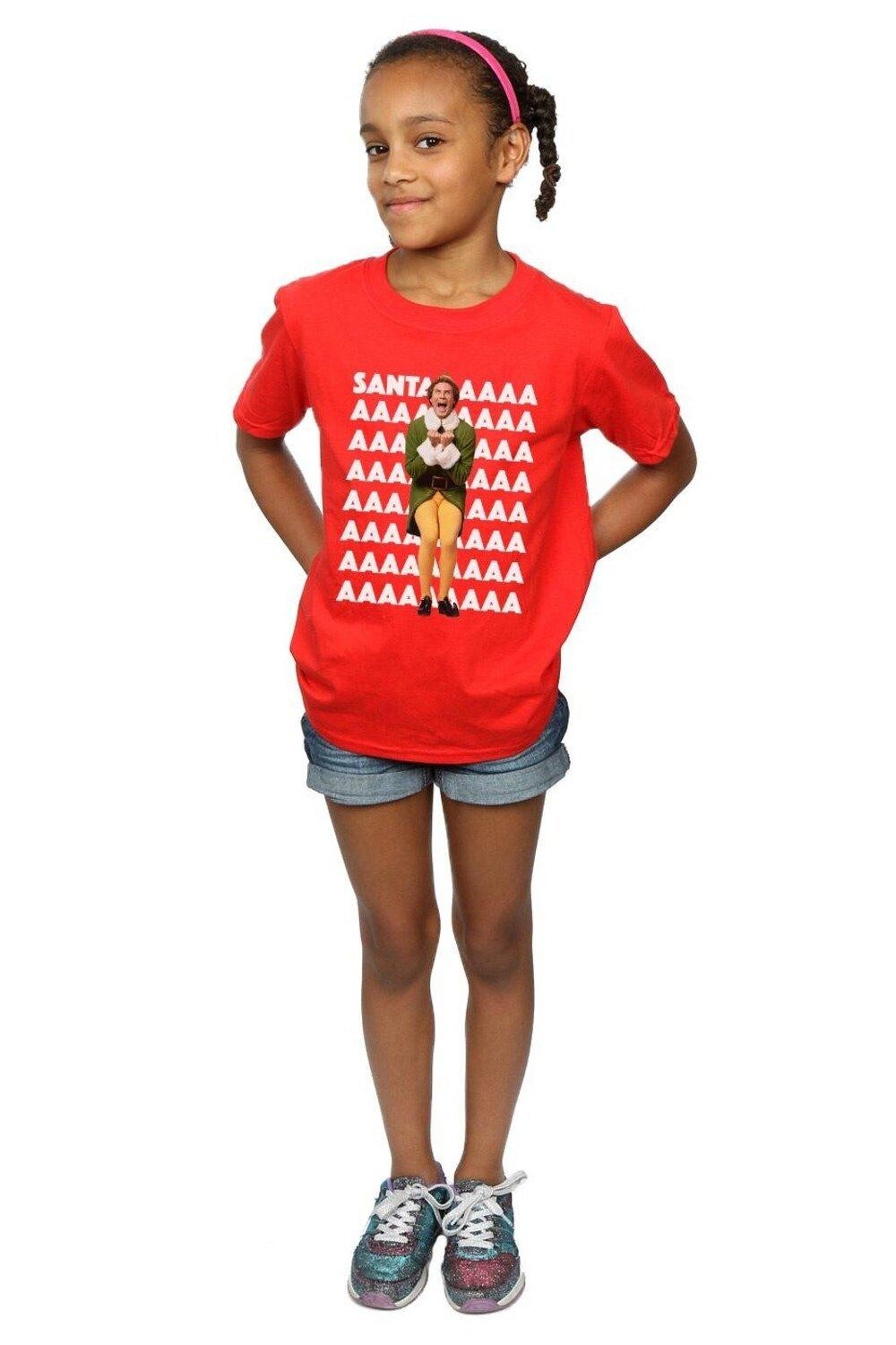 Хлопковая футболка Buddy Santa Scream Elf, красный
Хлопковая футболка Buddy Santa Scream Elf, красный